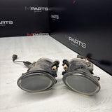 01-06 BMW E46 M3 Front Left Right Passenger Driver Bumper Fog Lights Clear OEM