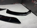 Front Lip BMW 15-20 f80 M3 F82 F83 M4 Splitter Gloss Black