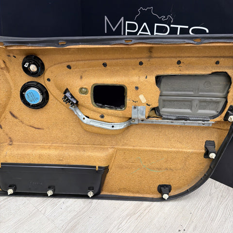 95-99 BMW E36 M3 Sedan Front Left Door Panel Card Black OEM