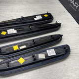 01-06 BMW OEM E46 M3 Coupe Trim Armrest Pads Set Black 8238622 *Notes*