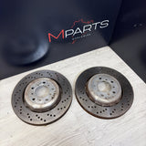 Genuine BMW Z4 M E46 E85 E86 Front Brake Discs Ventilated Pair 2282445 2282446