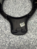 OEM 01-06 BMW E46 M3 Upper & Lower Steering Wheel Trim Cover Plate Black