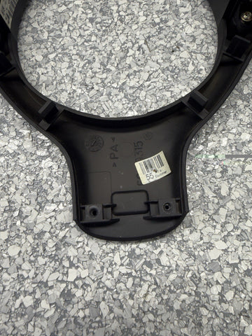 OEM 01-06 BMW E46 M3 Upper & Lower Steering Wheel Trim Cover Plate Black