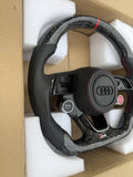 Custom Audi Rs3 S3 A3 Steering Wheel Forged Carbon Fiber