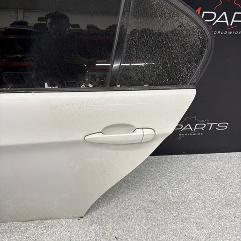 (PICKUP ONLY) 08-11 OEM BMW E90 M3 Sedan Rear Left Side Door Alpine White