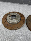 08-13 BMW E90 E92 E93 M3 Rear Brakes Rotors 2283803 2283804