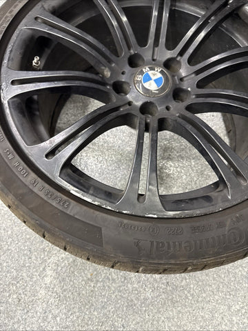 08-13 OEM BMW E90 E92 E93 M3 Rear 19” Wheel Rim Style 220M Black 19x9.5 ET23