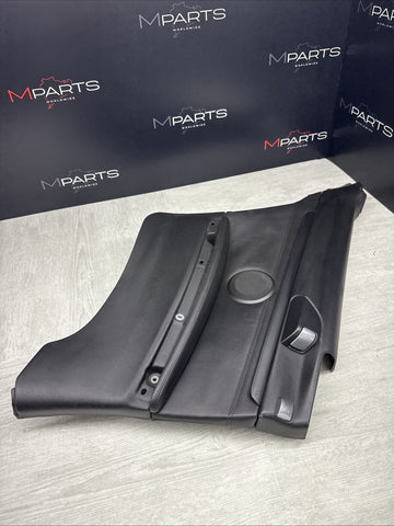 08-13 BMW E92 M3 Original Black Interior Rear Left Driver Door Card Panel