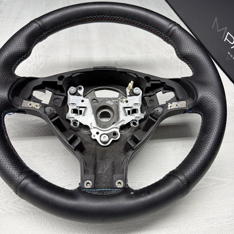 BMW Steering Wheel 01-06 E46 M3 Stock SMG 32342282020 Custom Rewrapped