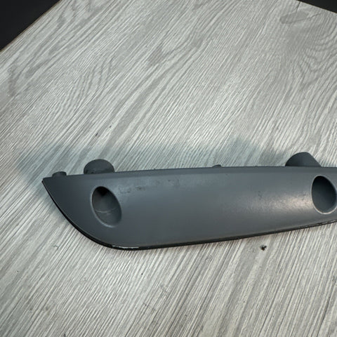 01-06 BMW OEM E46 M3 Titan Shadow Gray Vert Trim Armrest + Pad Left Driver Rear