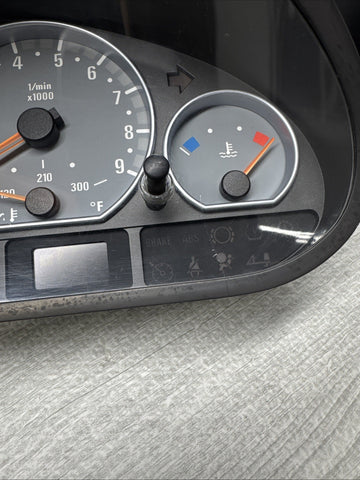 2001-2006 BMW E46 M3 Instrument Cluster Speedometer Spedometer SMG *Notes*