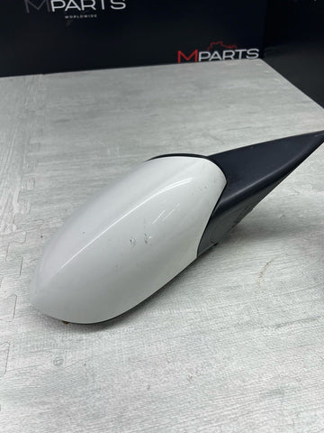 08-13 BMW E92 E93 M3 Left Right Fold Mirrors Gloss Black / Blue/ Carbon Caps