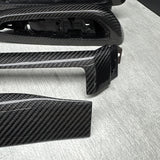 01-06 BMW E46 M3 Convertible Interior Armrests Trim Carbon Fiber *Notes*