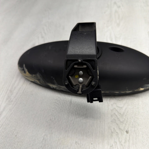 01-06 BMW E46 M3 Rearview Rear View Oval Mirror *Damage