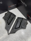 BMW OEM E36 M3 95-99 Coupe Rear Black Leather Door Cards Panels
