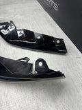21-25 BMW G80 G82 G83 M3 M4 OEM Gloss Black Front Bumper Corner Splitters