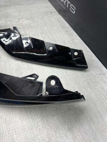 21-25 BMW G80 G82 G83 M3 M4 OEM Gloss Black Front Bumper Corner Splitters