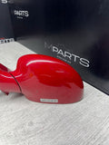 01-06 BMW E46 M3 Side View Door Mirrors Pair Imola Red *Notes*