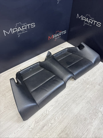 2001-2006 BMW E46 M3 Convertible Rear Seat Bottom Bench Black Napa Leather OEM