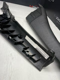 BMW 01-06 E46 325 330 M3 OEM Convertible Rear Top Lateral Trims Panels Black