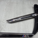 2014–2020 BMW M4 F82 F83 Left Right Fender Side Vent Grills OEM Chrome