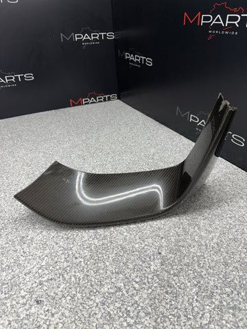 BMW 15-20 F80 F82 F83 M3 M4 Front Bumper Left Carbon Fiber Splitter Trim OEM