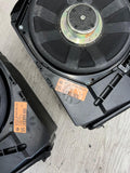 BMW 335 2008 E90 E92 Front Right & Left Under Seat Subwoofer Set 6513-9143136-01