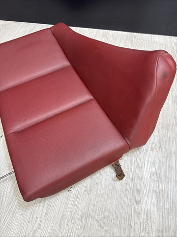 BMW 01-06 E46 M3 Convertible Rear Seat Back Rest Imola Red Leather Backrest