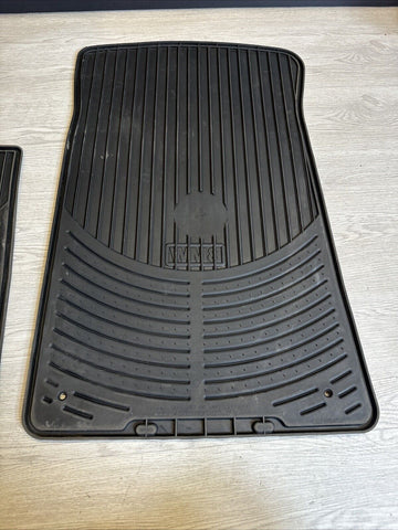 Genuine 01-06 BMW E46 M3 Carpets Floor Mats Black Front Weather