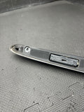 01-06 BMW E46 M3 Convertible Trunk Lid Grip Key Deck Handle Silver Grey Gray