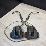 01-06 E46 M3 Rear Brake Calipers Left Right Pair Set Original Blue