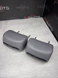 2001-2006 BMW E46 M3 Convertible Grey Rear Headrests Head Rests Pair OEM