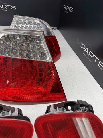 BMW E46 M3 01-06 Convertible LED Tail Lights Red Original Trunk Outers Inners