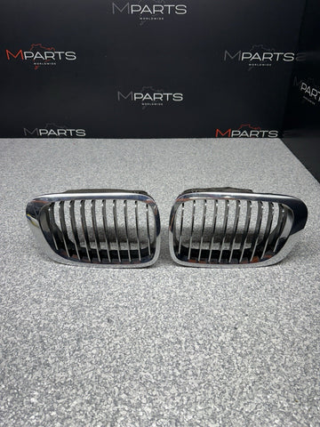 BMW OEM 01-06 E46 M3 Front Kidney Grilles Chrome 51138208685 51138208686