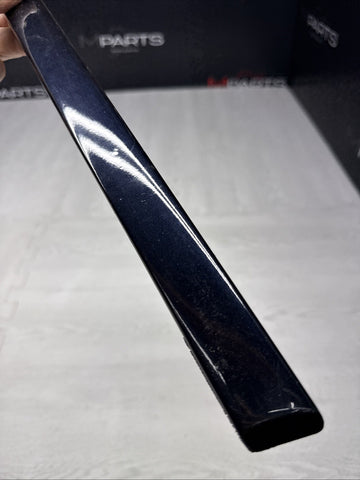 01-06 BMW E46 M3 3-Series Rear Left Quarter Moulding 2694731 Carbon Black