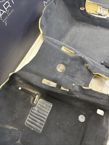 01-06 BMW E46 M3 Coupe Front & Rear Black Floor Carpets Interior OEM