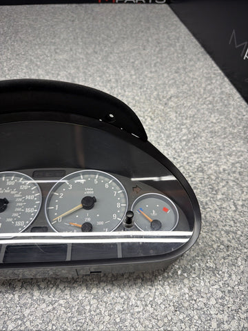 2001-2006 BMW E46 M3 Instrument Cluster Speedometer Spedometer MANUAL