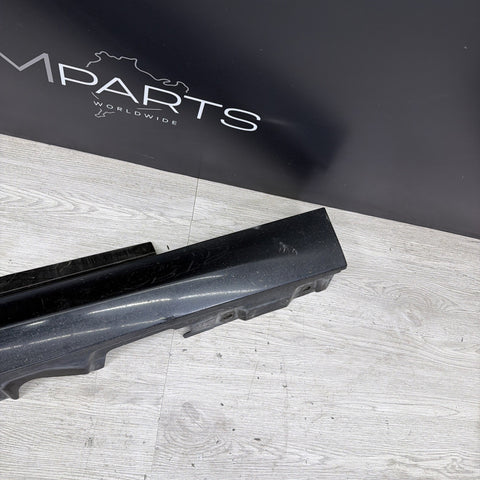 OEM BMW F12 F13 640 650 M6 Passenger Side Rocker Skirt Trim Panel Black Sapphire