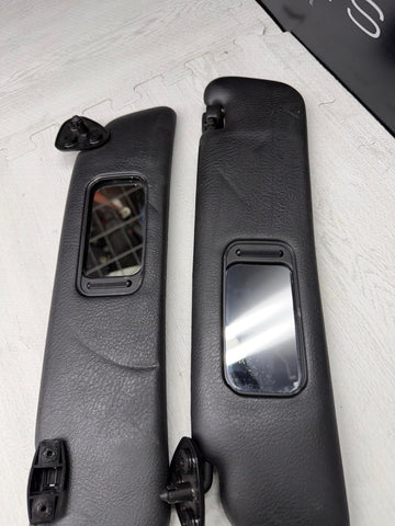 98-02 BMW Z3M Z3 M COUPE SUN VISOR VISORS SET BLACK *Tear*