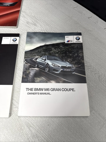 OEM BMW 13-16 F06 M6 OWNERS MANUAL BOOK BOOKS BOOKLETS POUCH