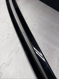 08-13 BMW E92 335 M3 Coupe Roof Rails Mouldings Pair 51138045379 Sapphire Black