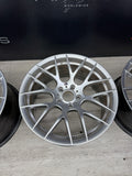 BMW E90 E92 E93 M3 08-13 AG Avant Garde M359 SILVER WHEEL STAGGERED 19” RIMS