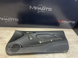 01-06 BMW E46 M3 PASSENGER RIGHT SIDE DOOR PANEL CARD BLACK OEM