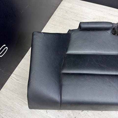 BMW E46 M3 01-06 Coupe Rear Seat Bottom Bench Black Napa Leather OEM *Notes*