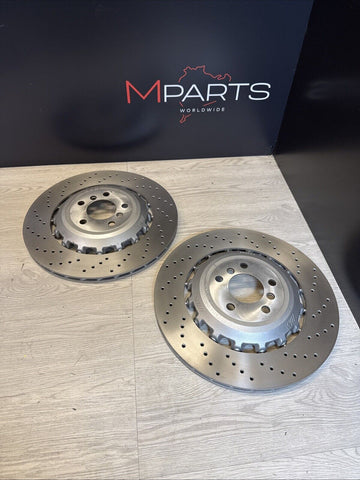 OEM / REFURBISHED 12-19 BMW F06 F10 F12 M5 M6 Rear Brakes Discs Rotors 2284103