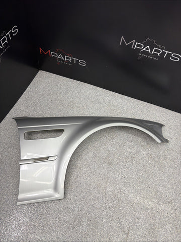 01-06 BMW E46 M3 Right Passenger Fender Titanium Silver