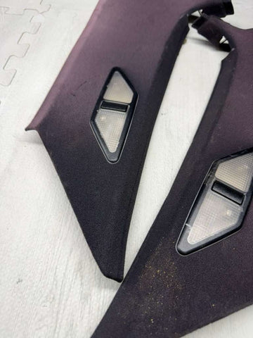 94-99 BMW E36 318I 323I 325I M3 COUPE REAR C PILLAR PILLARS TRIMS BLACK