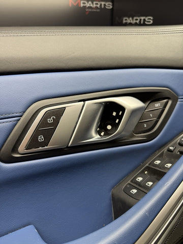 BMW 21-26 G80 M3 Sedan Front Left Driver Side Door Panel Fjords Blue