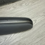 01-06 BMW OEM E46 M3 Titan Shadow Gray Vert Trim Armrest + Pad Left Driver Rear