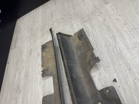 01-06 BMW E46 M3 Rocker Panel Side Skirts OEM Jet Black *Notes*